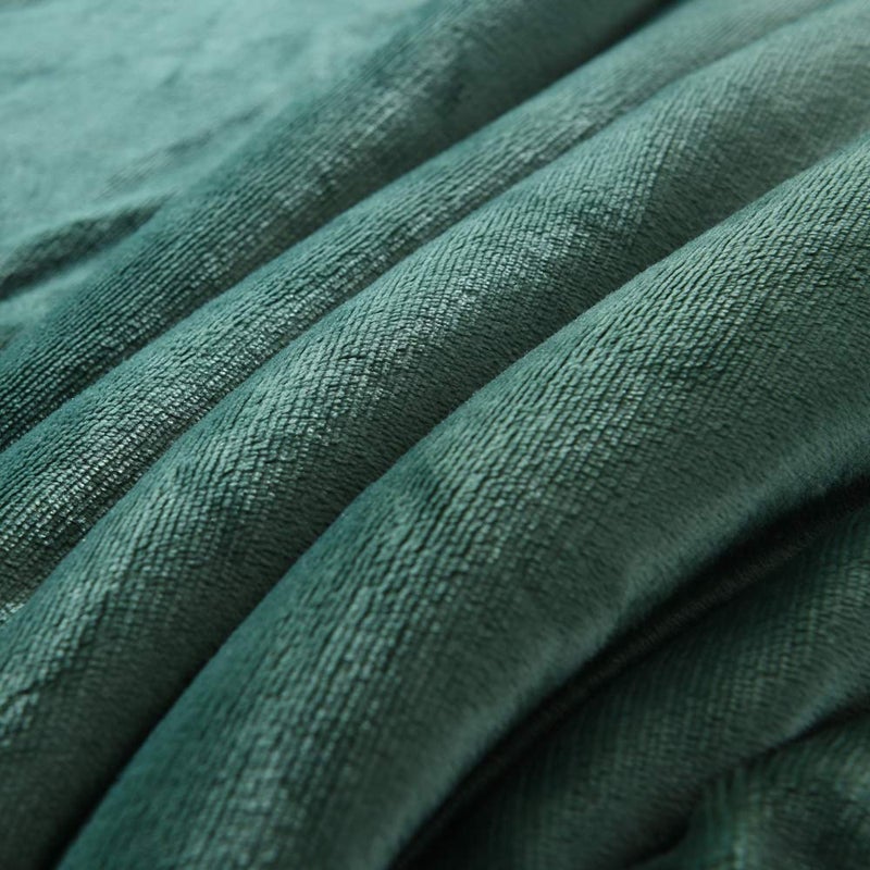 NANPIPER Flannel Blanket Reversible Sherpa Throw Blanket Super Soft Plush Warm Fleece Microfiber for Home/Outdoor/Travel (50"x60",Olive Green) - Image 5